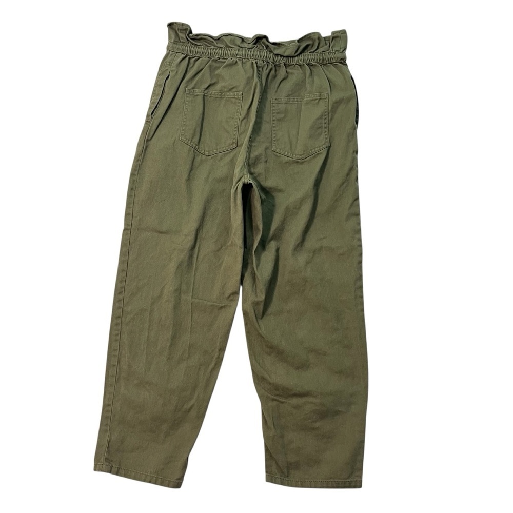 Future Collective Jenny K Lopez pants 8 Eyelet Loose baggy High rise waist Olive - Picture 2 of 10